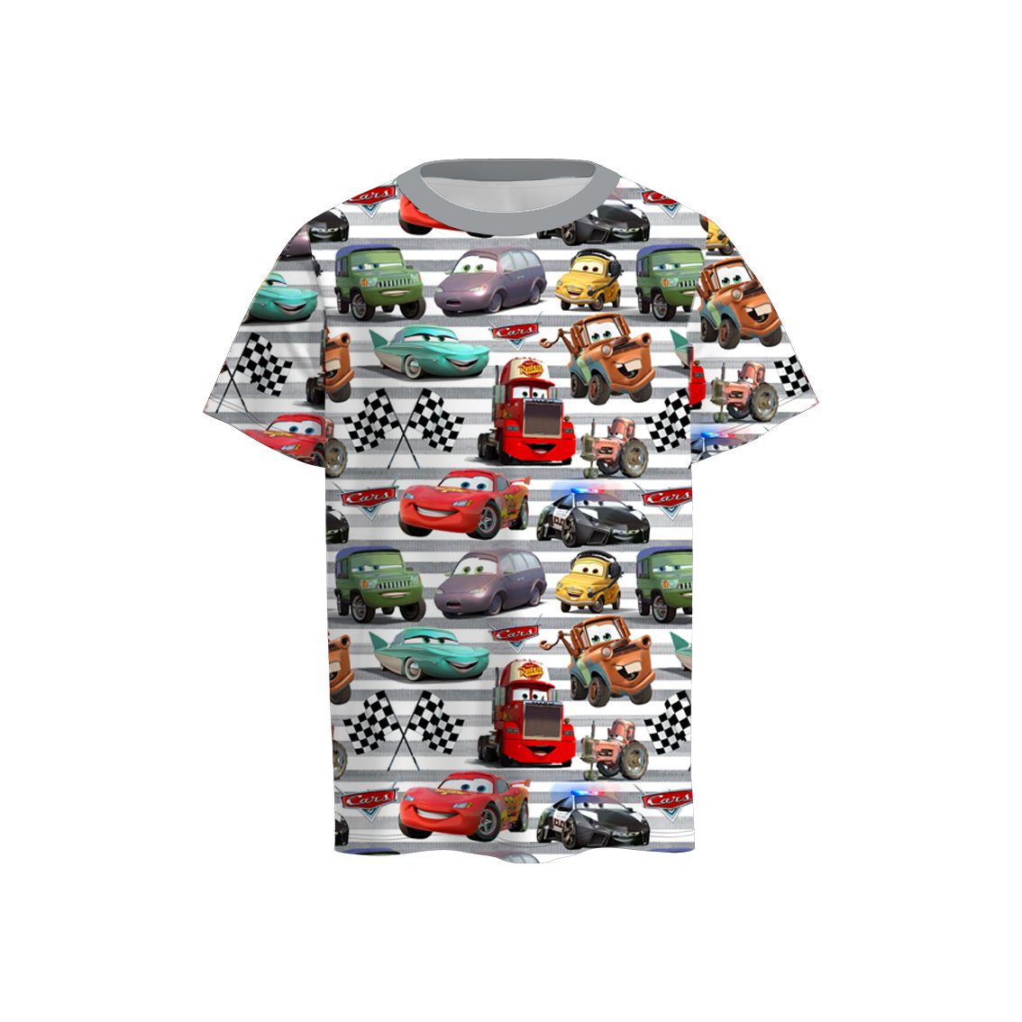 （Pre Order）Boys Summer Cars Pixar Print Shirt