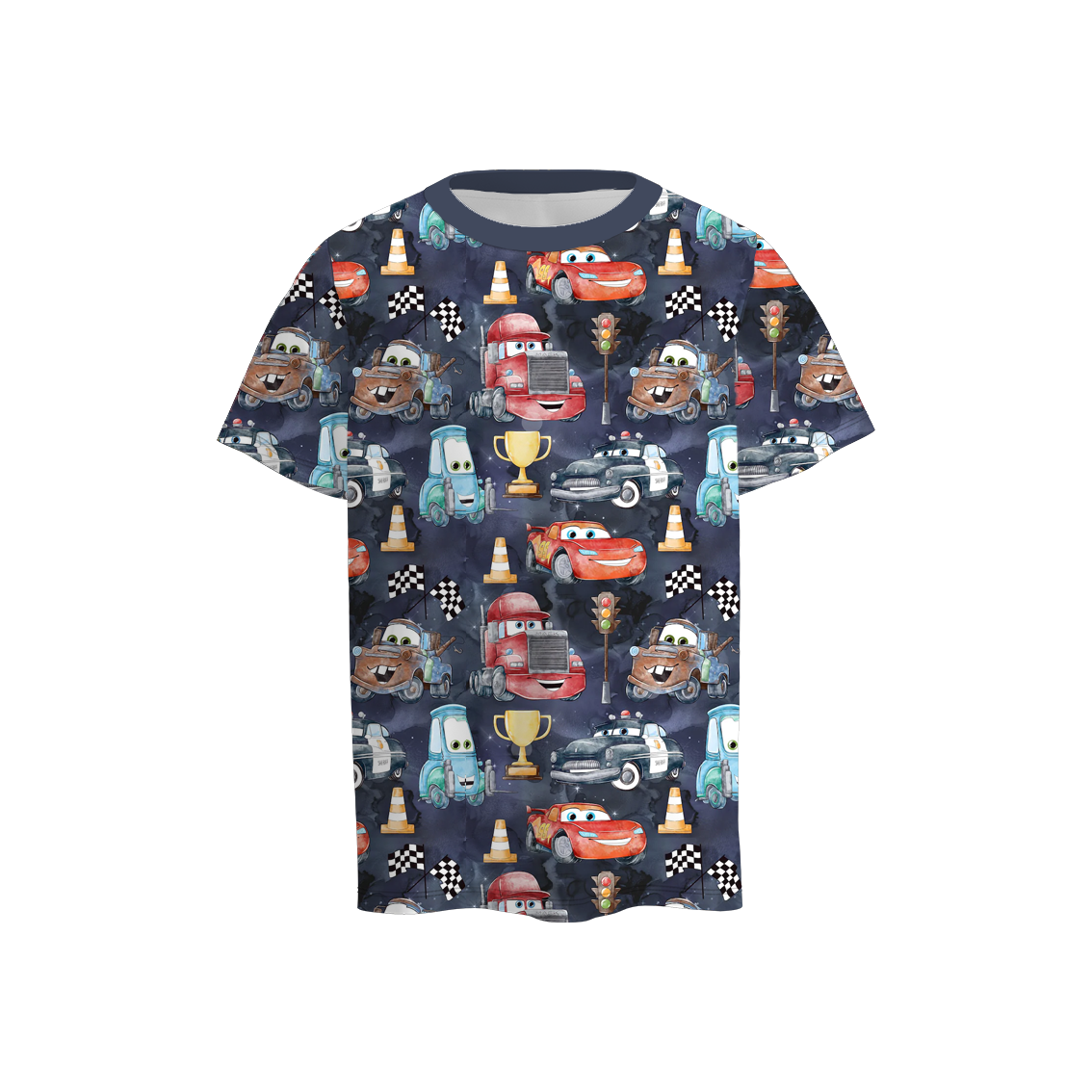 （Pre Order）Boys Summer Cars Pixar Print Shirt