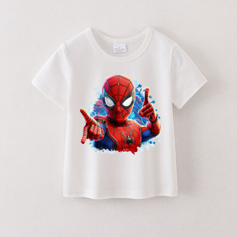 （Pre Order）Summer Boys Cotton Cartoon Print T-shirt