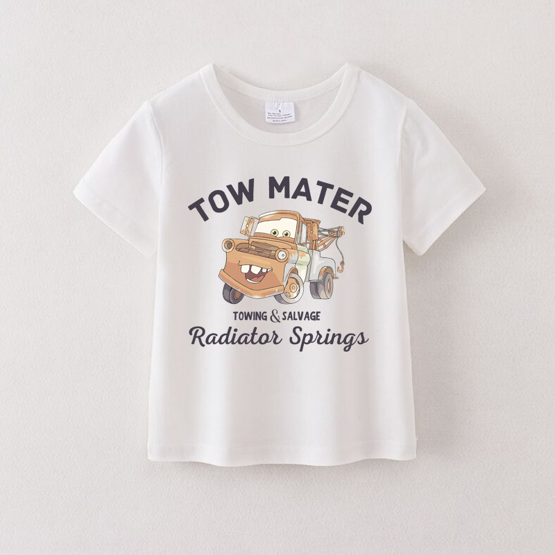 （Pre Order）Summer Boys Cotton Cartoon Print T-shirt