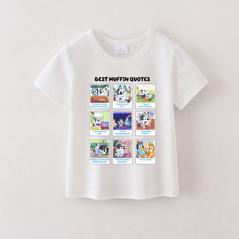 （Pre Order）Summer Cotton Cartoon Print T-shirt