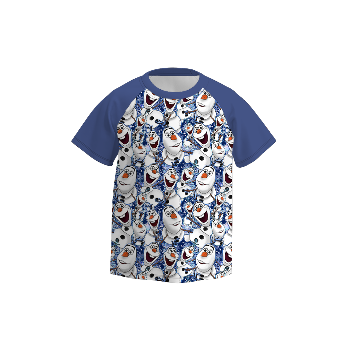 （Pre Order）Boys Summer Frozen Print Short Sleeves Top