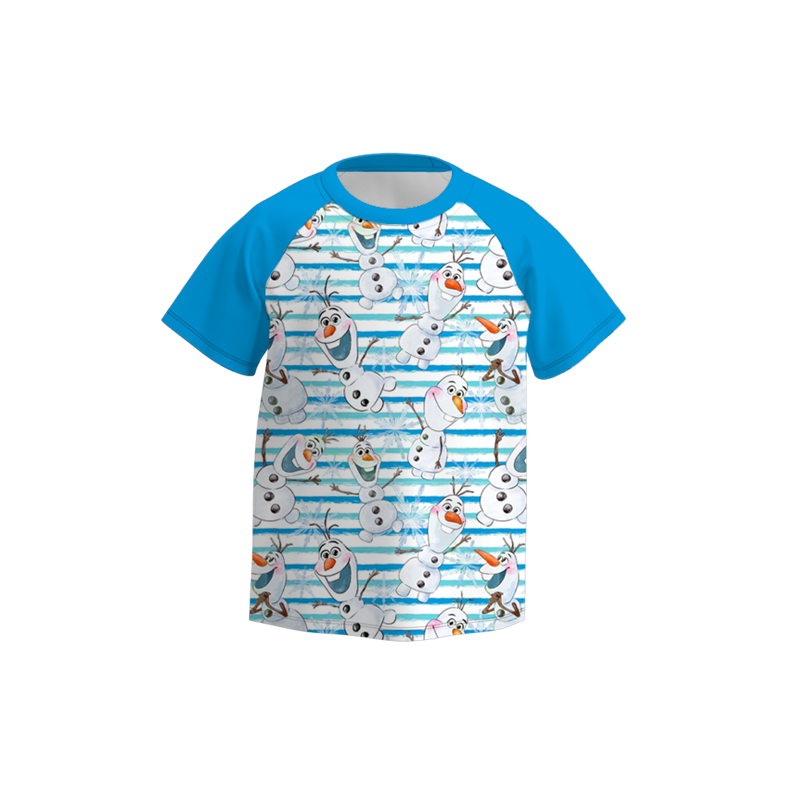 （Pre Order）Boys Summer Frozen Print Short Sleeves Top