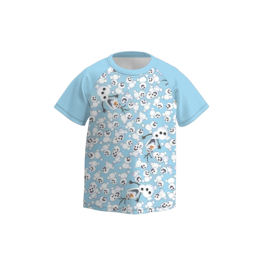 （Pre Order）Boys Summer Frozen Print Short Sleeves Top