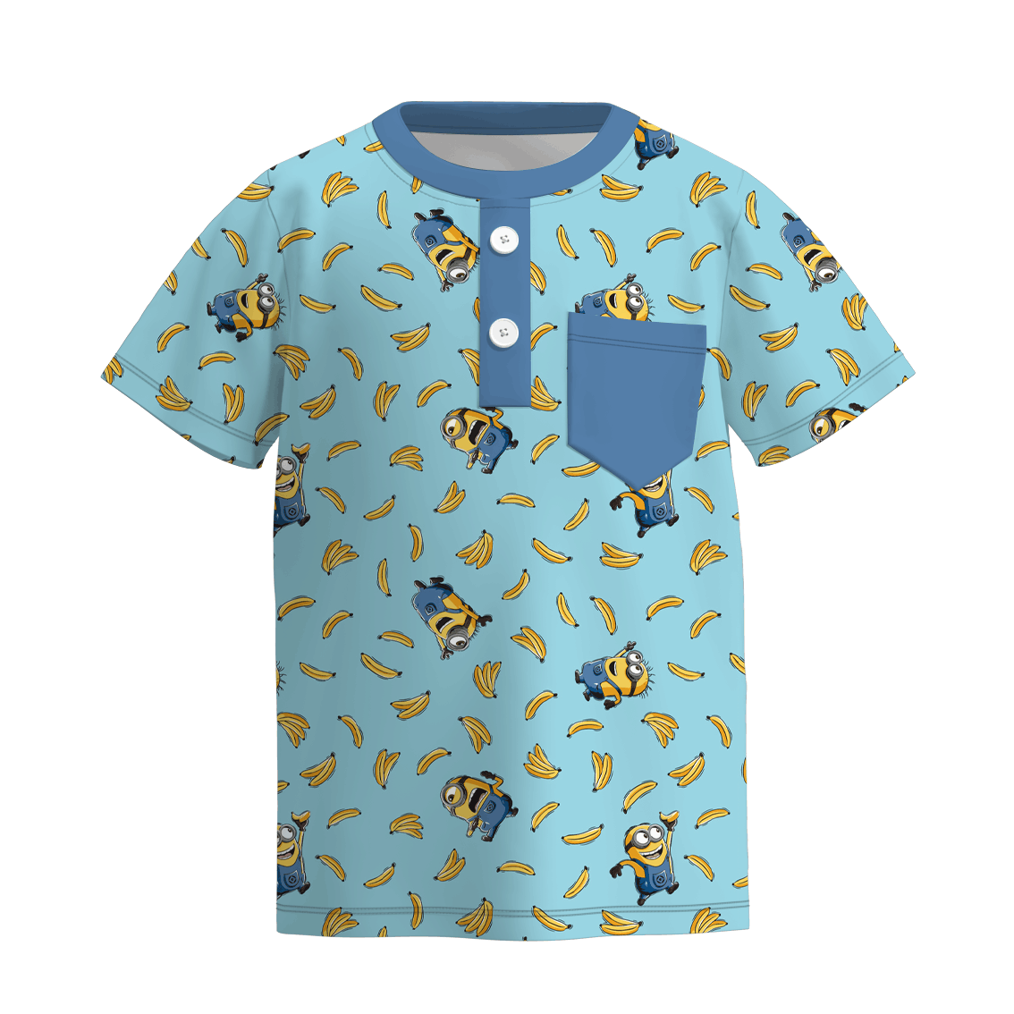 （Pre Order）Boys Cute Cartoon Print T-shirt