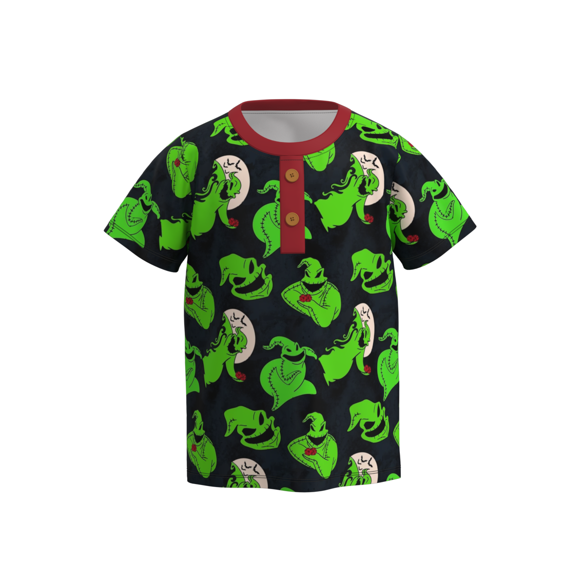 （Pre Order）Boys Halloween Cartoon Print Top