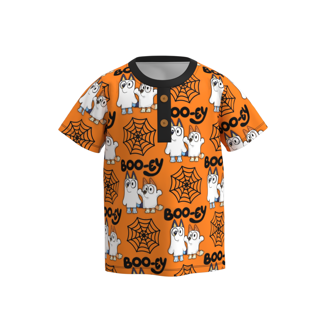 （Pre Order）Boys Halloween Cartoon Print Top