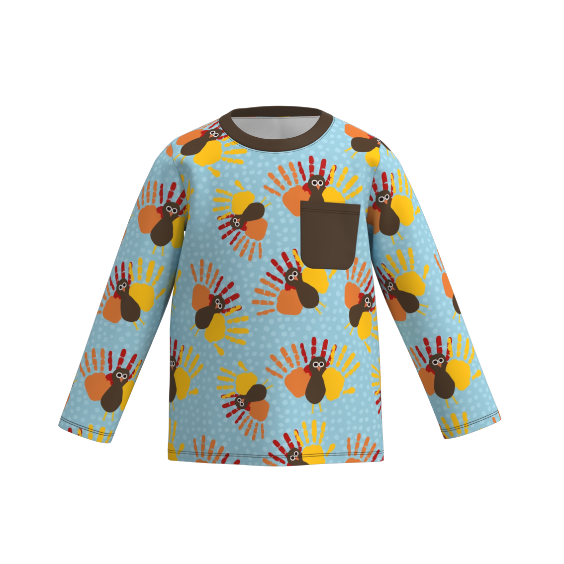 （Pre Order）Boys Thanksgiving Print Top