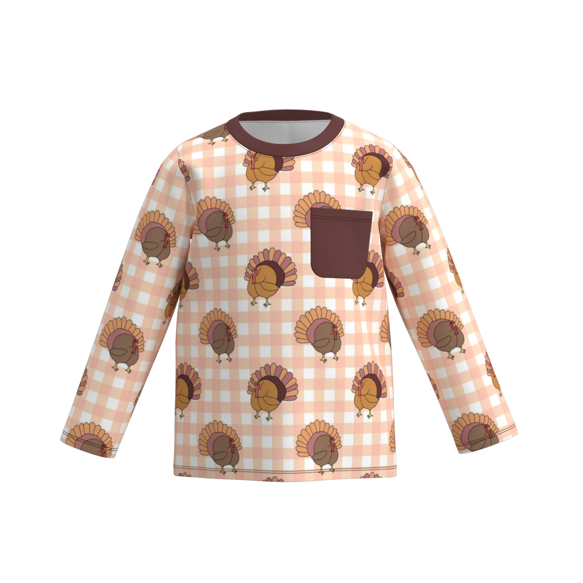 （Pre Order）Boys Thanksgiving Print Top