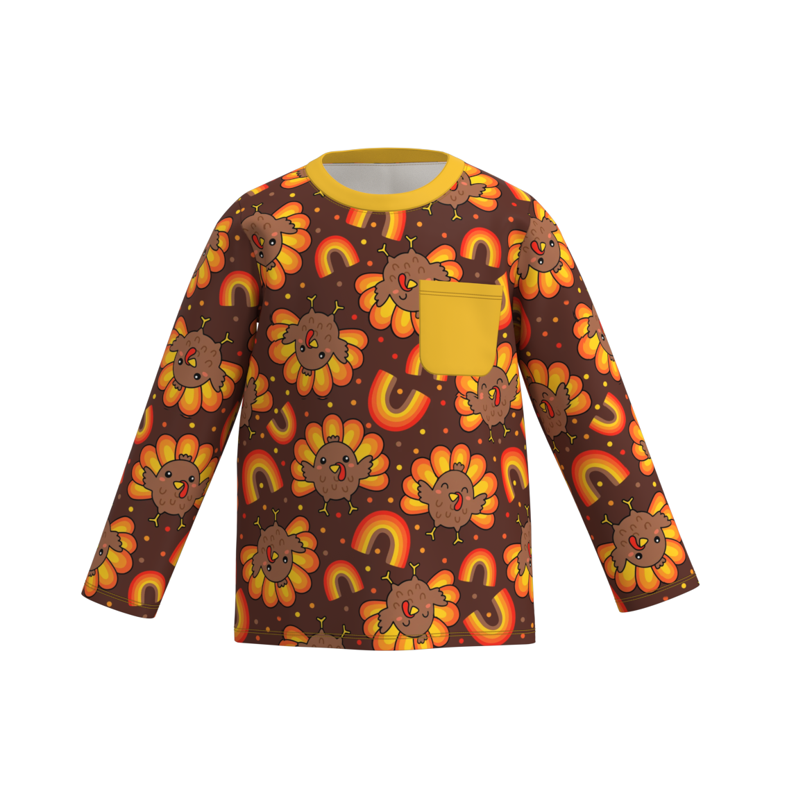 （Pre Order）Boys Thanksgiving Print Top