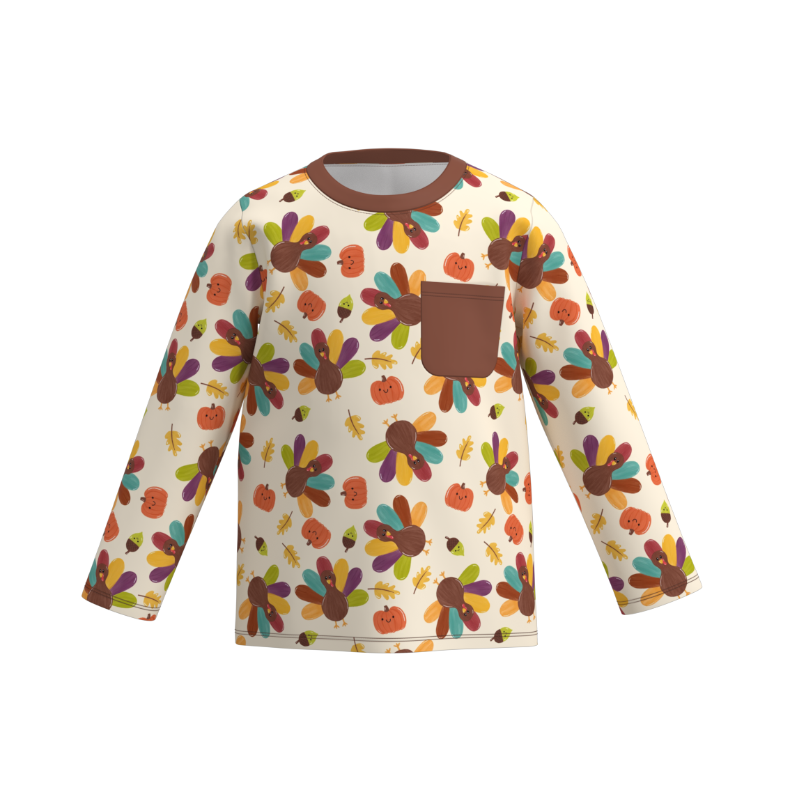 （Pre Order）Boys Thanksgiving Print Top