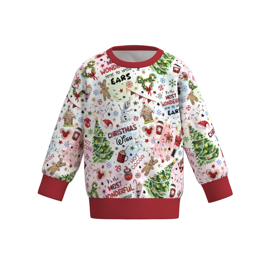 （Pre Order）Boys Christmas Print Sweatshirt