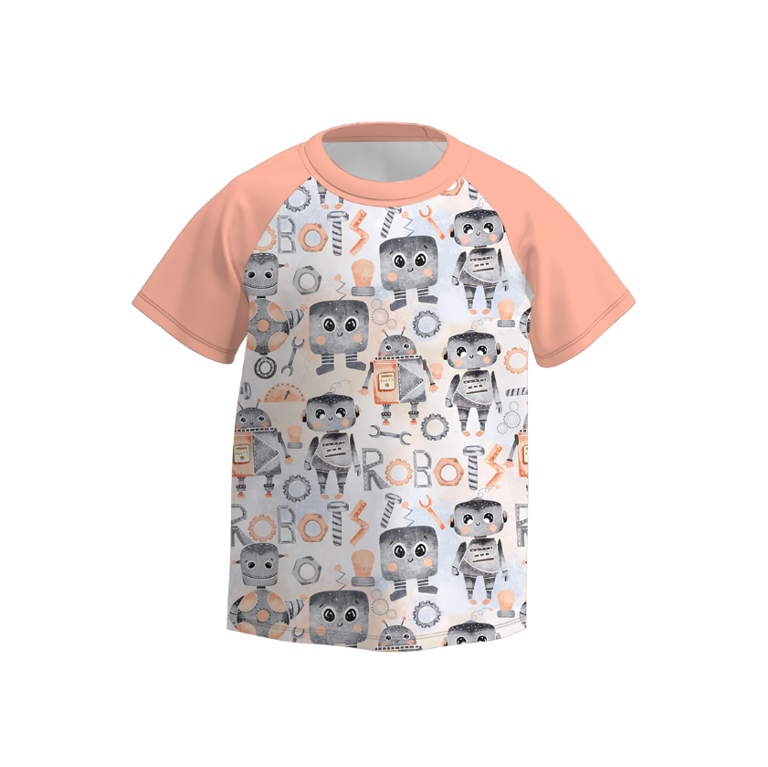 （Pre Order）Boys Fall Robot Print Top