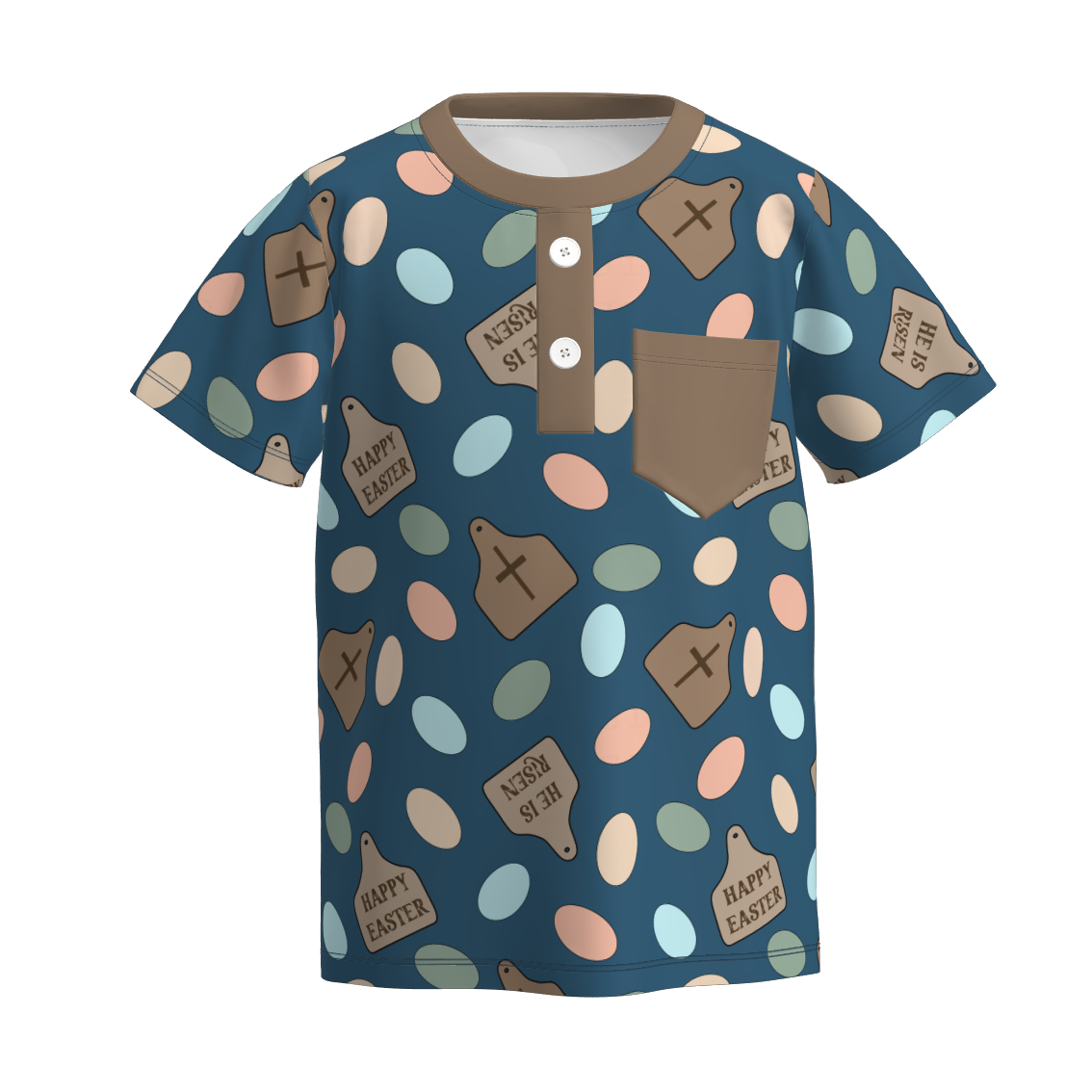 （Pre Order）Boys Easter Bunny Print Top