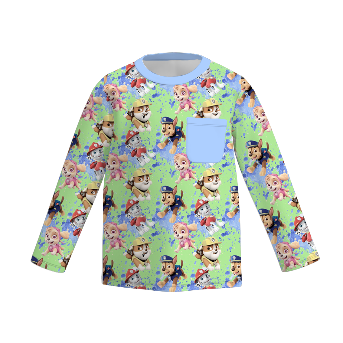 （Pre Order）Boys Fall Cartoon Turtle Print Top