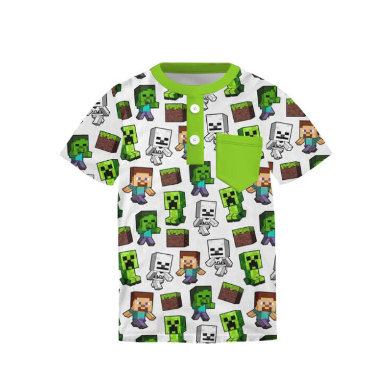 （Pre Order）Boys Game Character Print Top