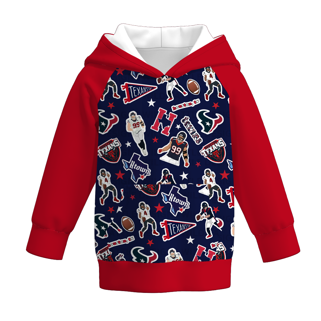 （Pre Order）Boys Football Print Hoodie