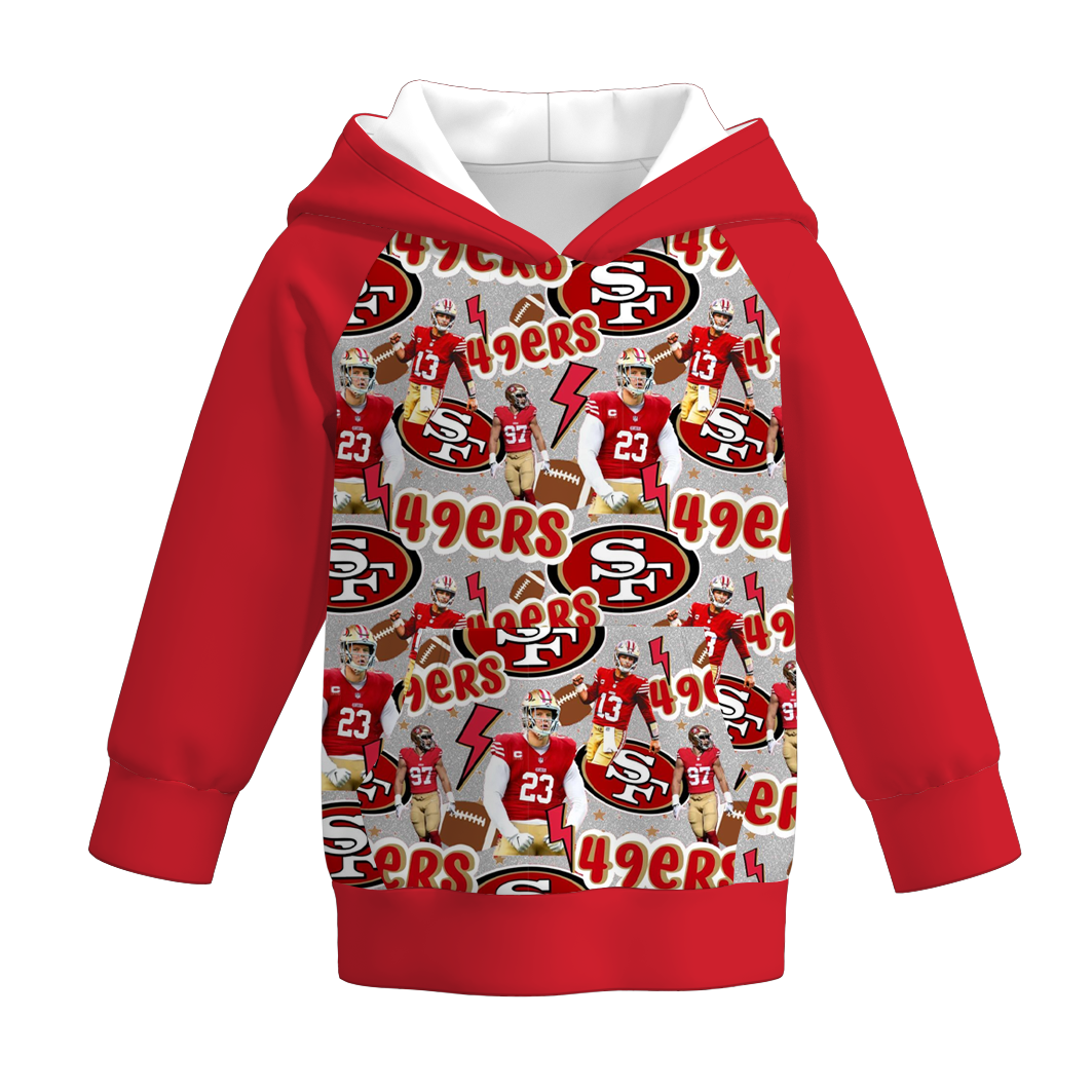 （Pre Order）Boys Football Print Hoodie