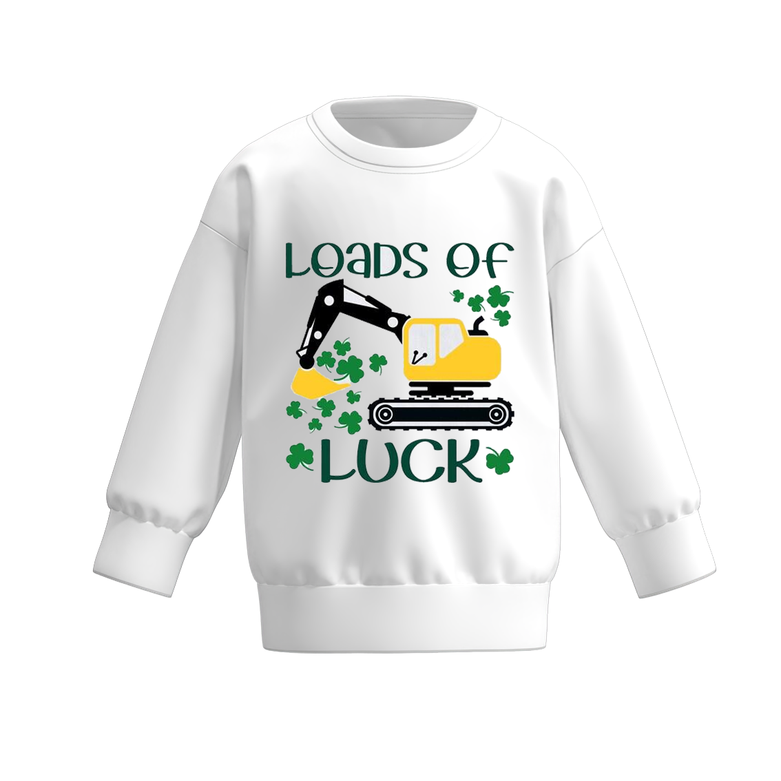 （Pre Order）Boys St.Patrick's Day Shamrock Print Sweatshirt