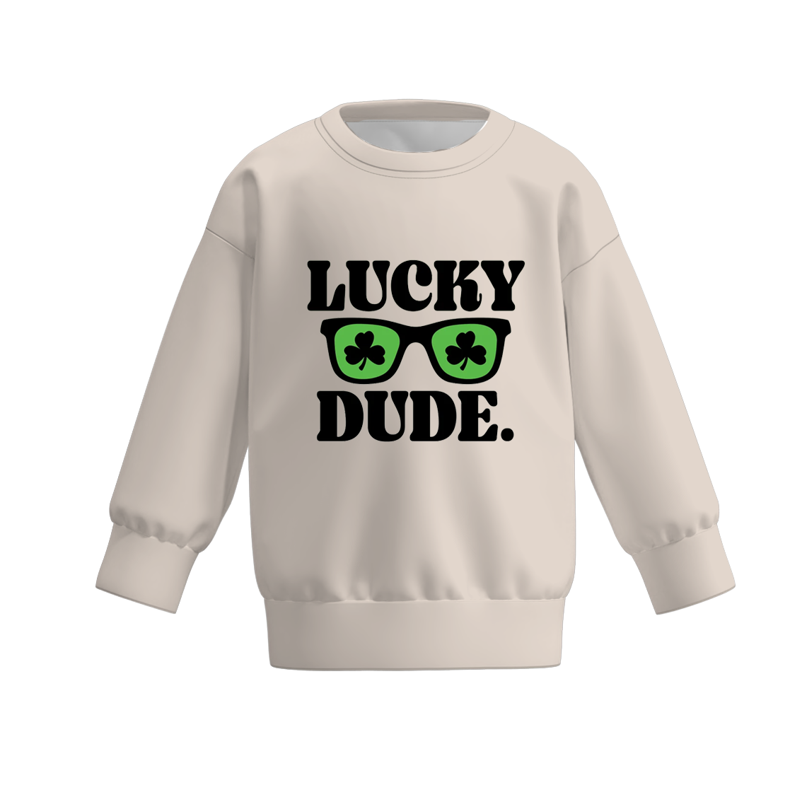 （Pre Order）Boys St.Patrick's Day Shamrock Print Sweatshirt