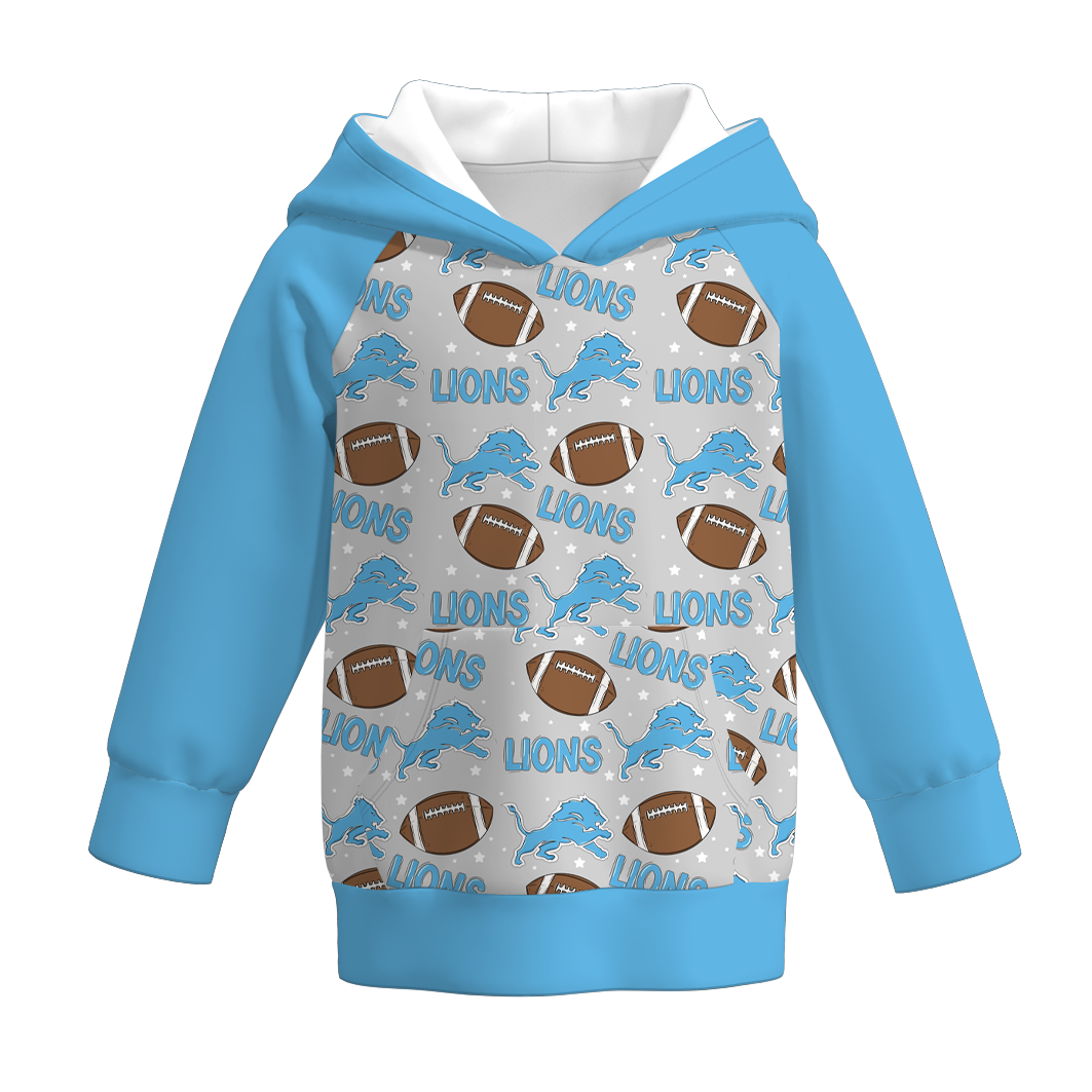 （Pre Order）Boys Football Print Hoodie