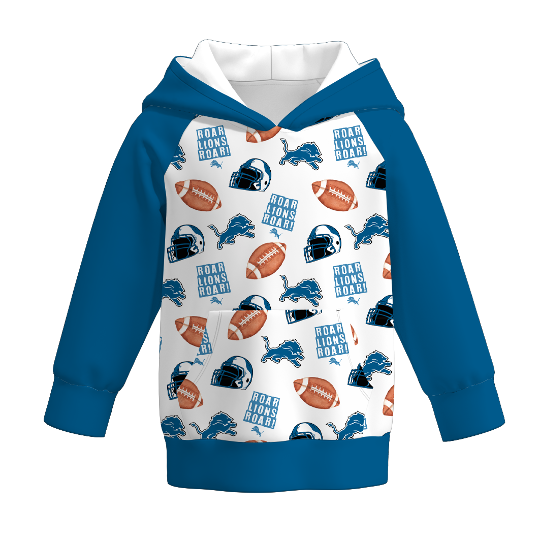 （Pre Order）Boys Football Print Hoodie