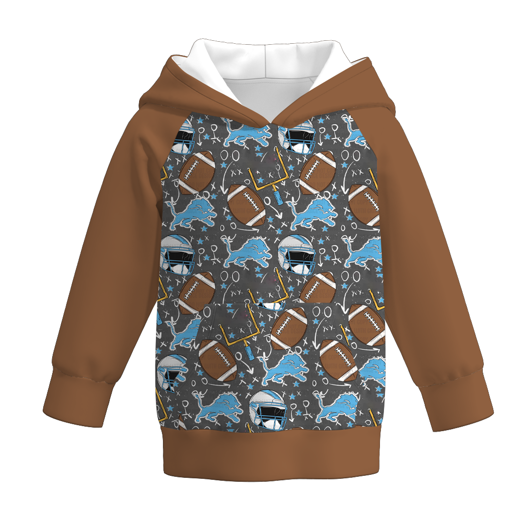 （Pre Order）Boys Football Print Hoodie