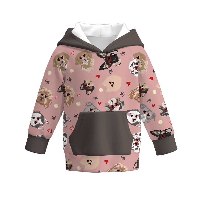 （Pre Order）Boys Valentine's Day Print Hoodie