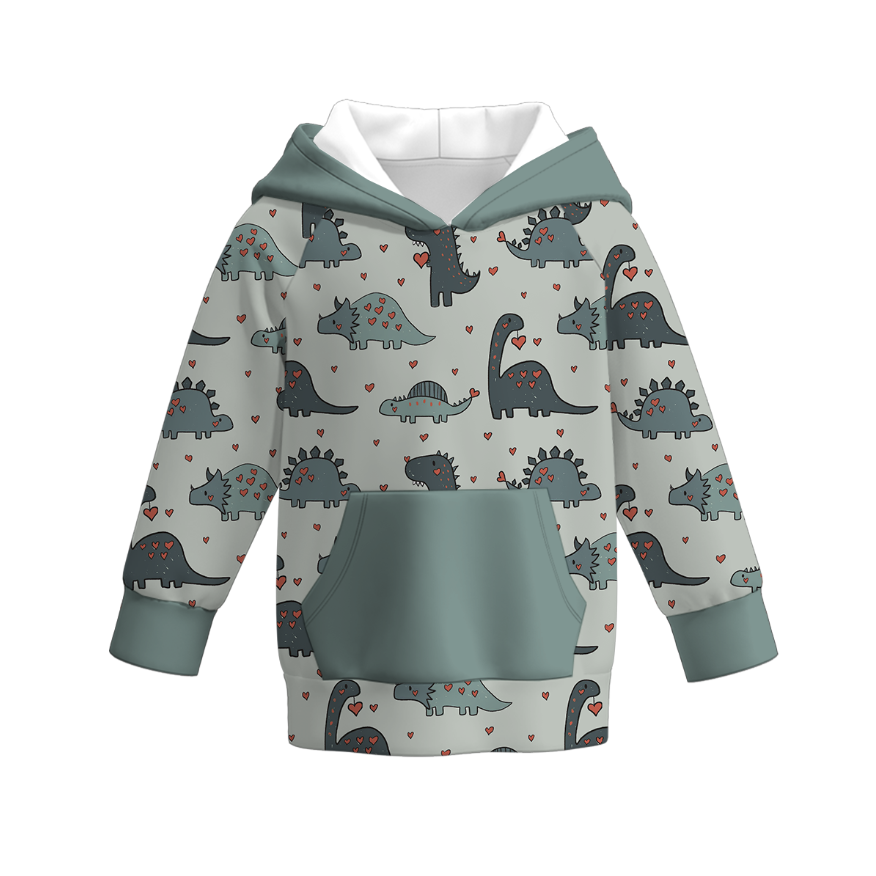 （Pre Order）Boys Valentine's Day Print Hoodie