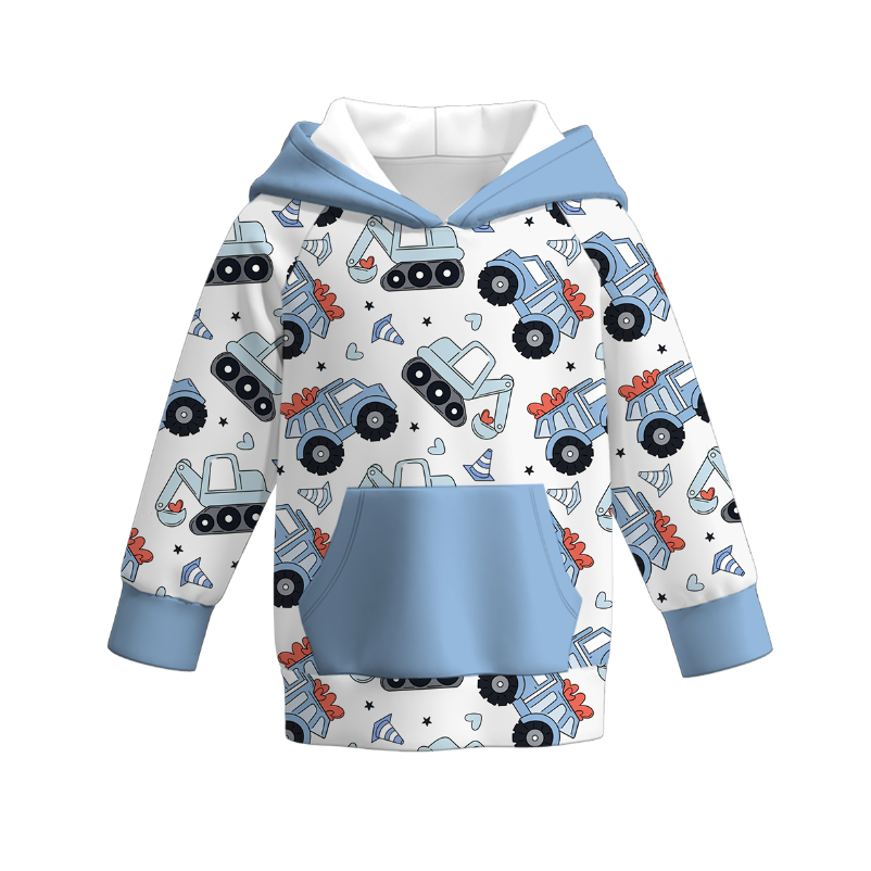 （Pre Order）Boys Valentine's Day Print Hoodie