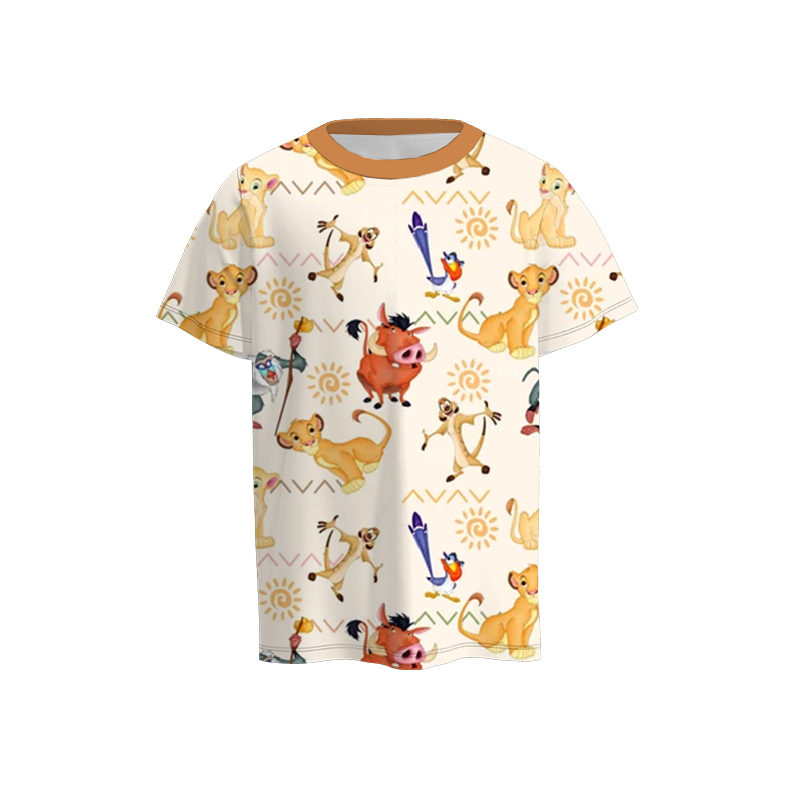 （Pre Order）Boys Spring and Summer Cartoon Print Top