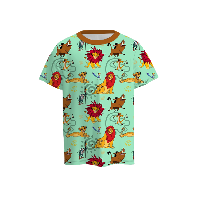 （Pre Order）Boys Spring and Summer Cartoon Print Top