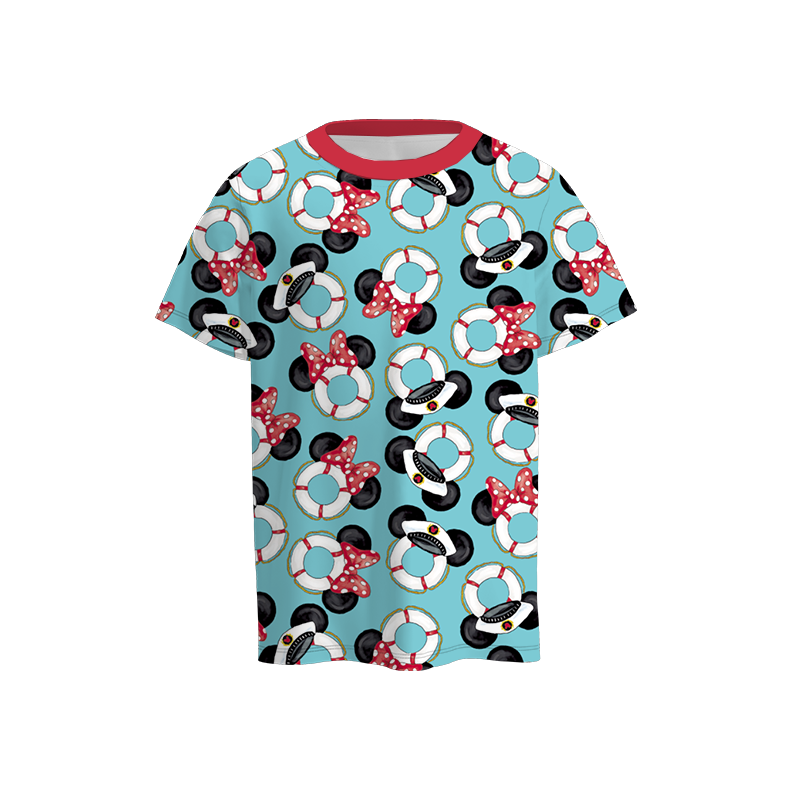 （Pre Order）Boys Spring and Summer Cartoon Print Top