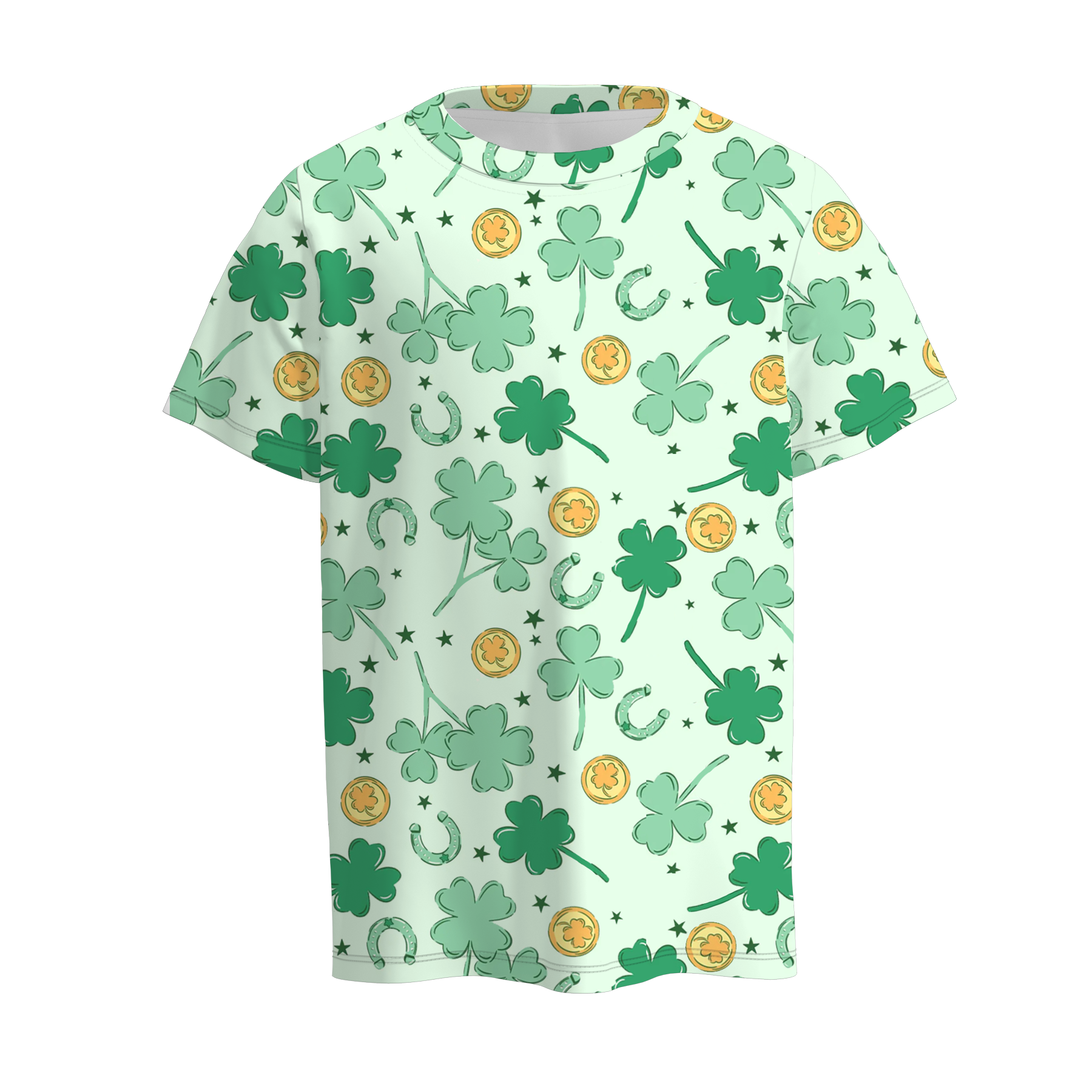 （Pre Order）Boys St.Patrick's Day Shamrock Print Top