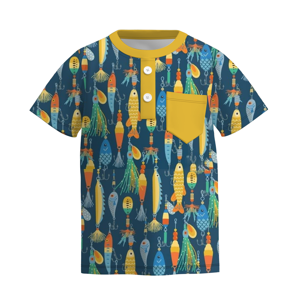 （Pre Order）Boys Summer Seaside Print Top