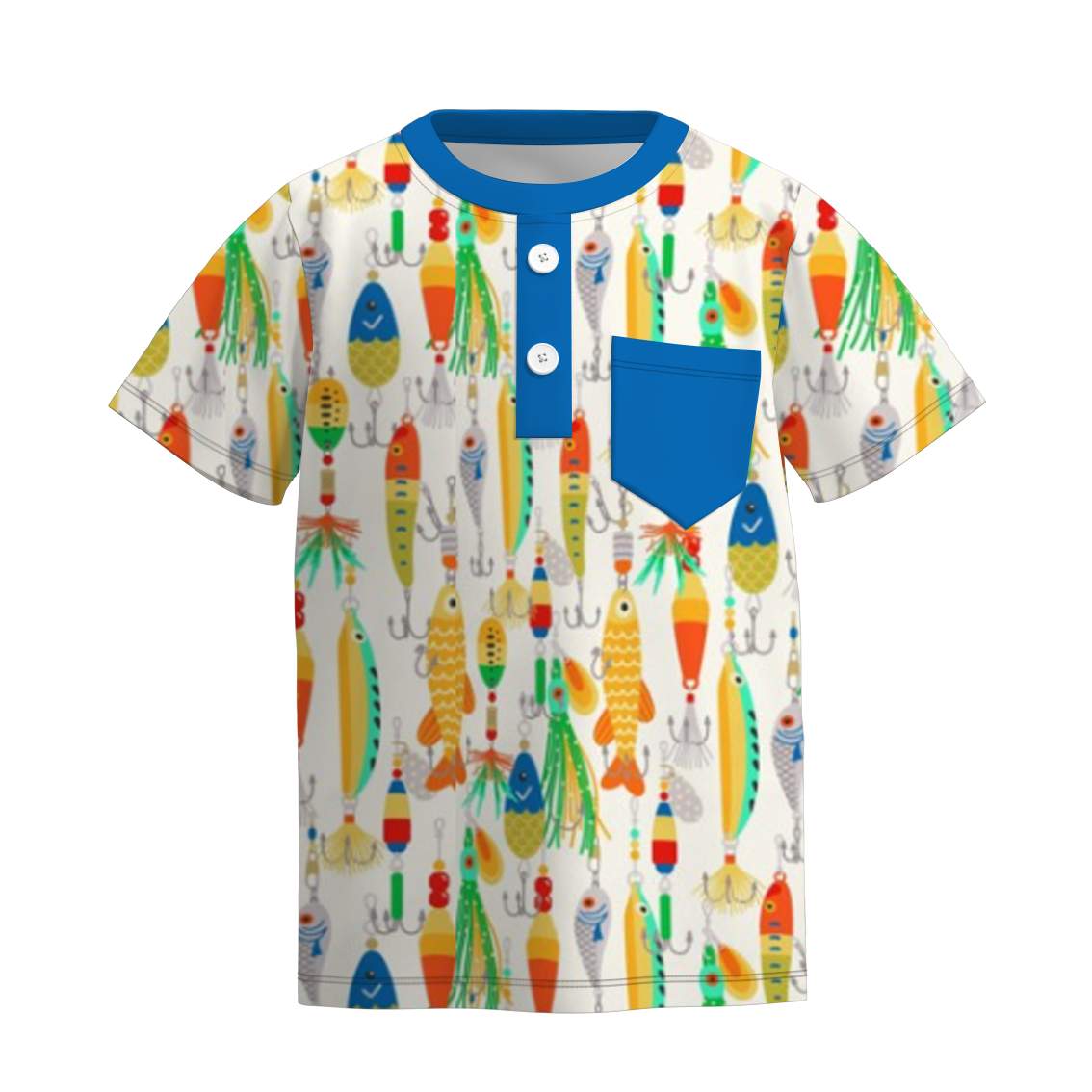 （Pre Order）Boys Summer Seaside Print Top