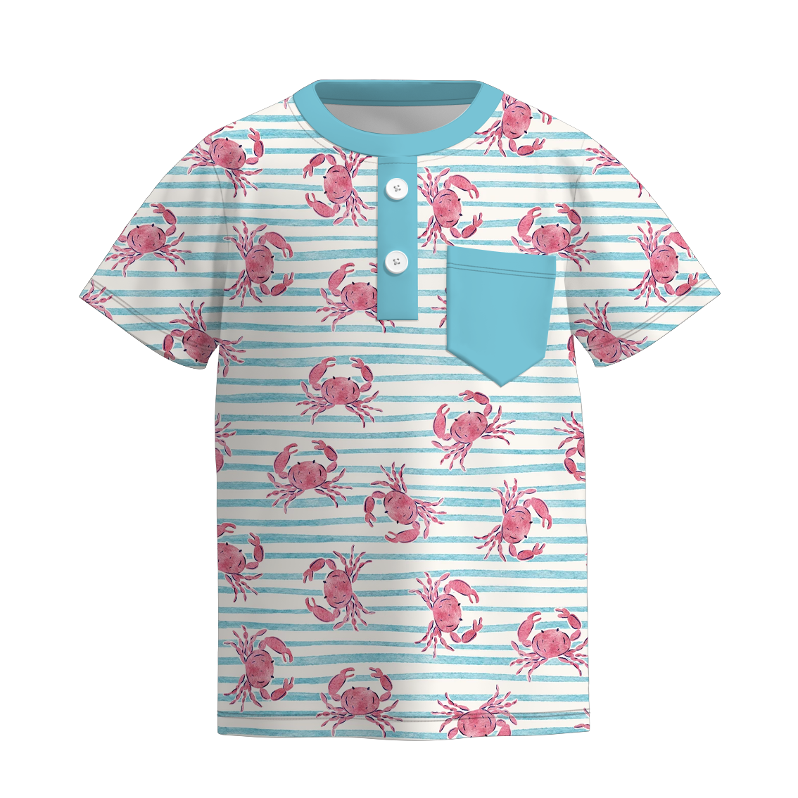 （Pre Order）Boys Summer Seaside Print Top