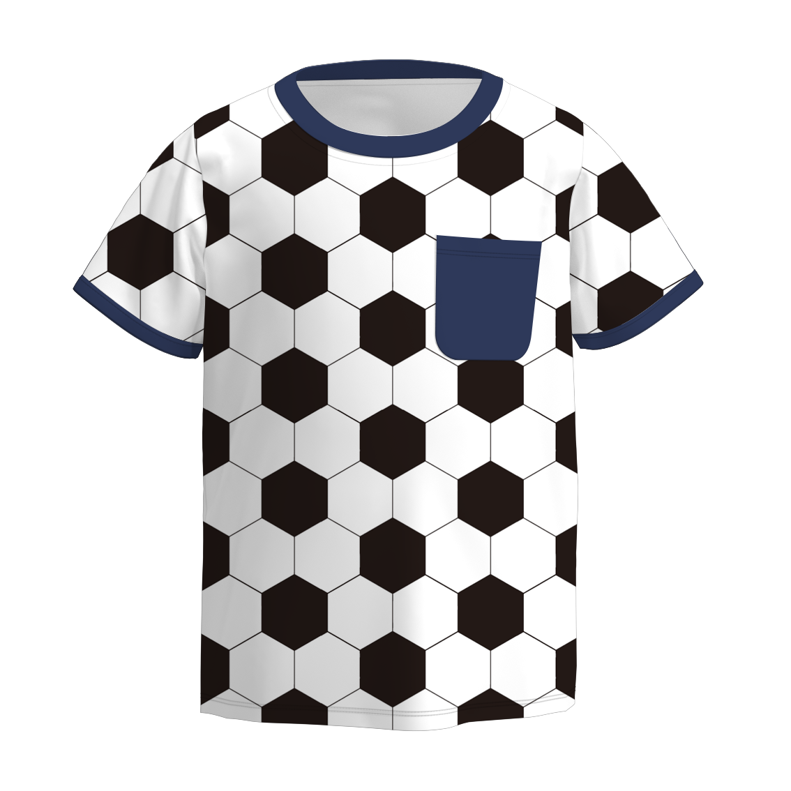 （Pre Order）Boys Spring and Summer Soccer Print Top