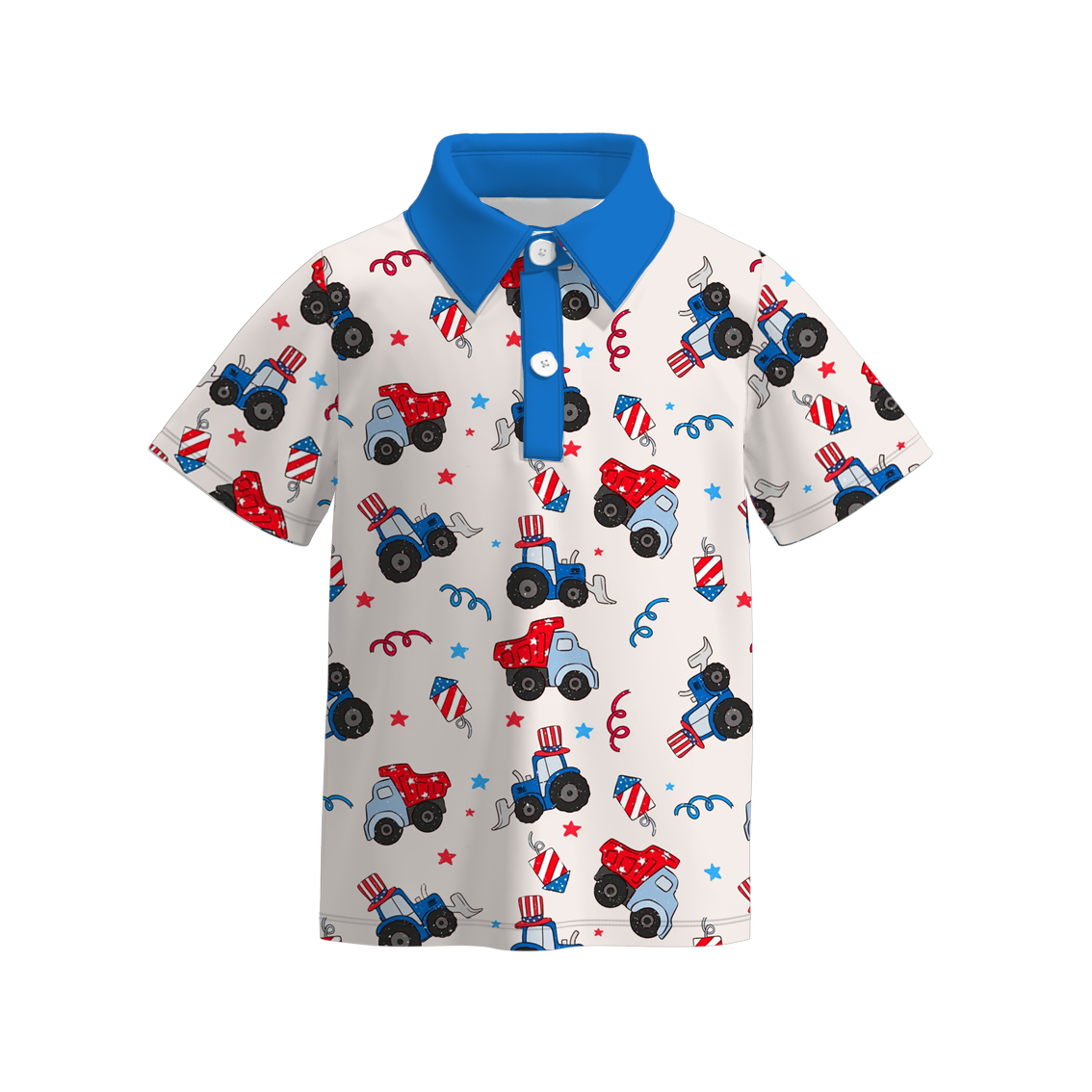 （Pre Order）Boys Patriotic Print Top