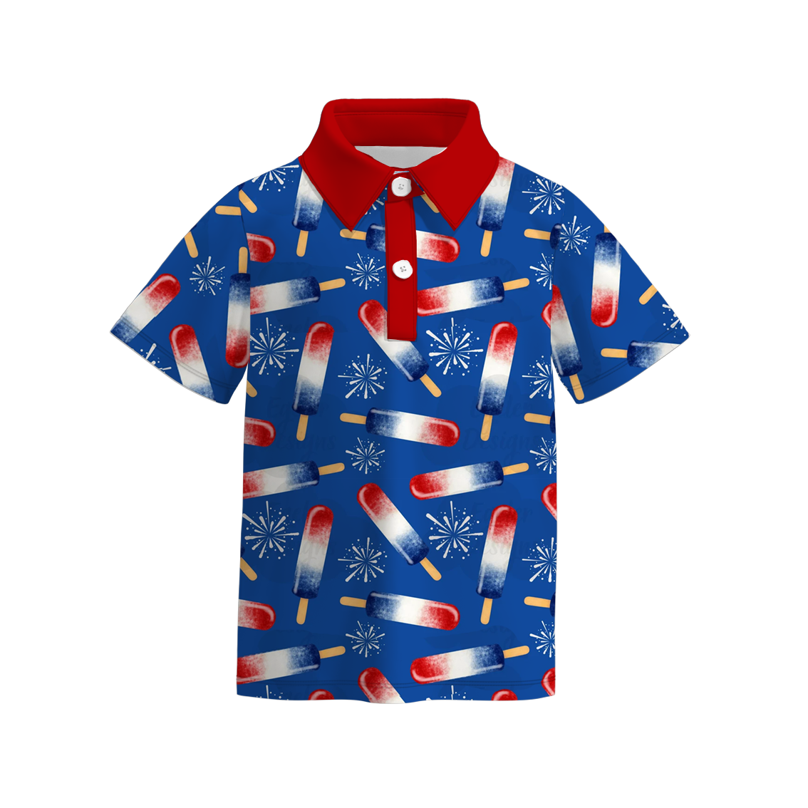 （Pre Order）Boys Patriotic Print Top