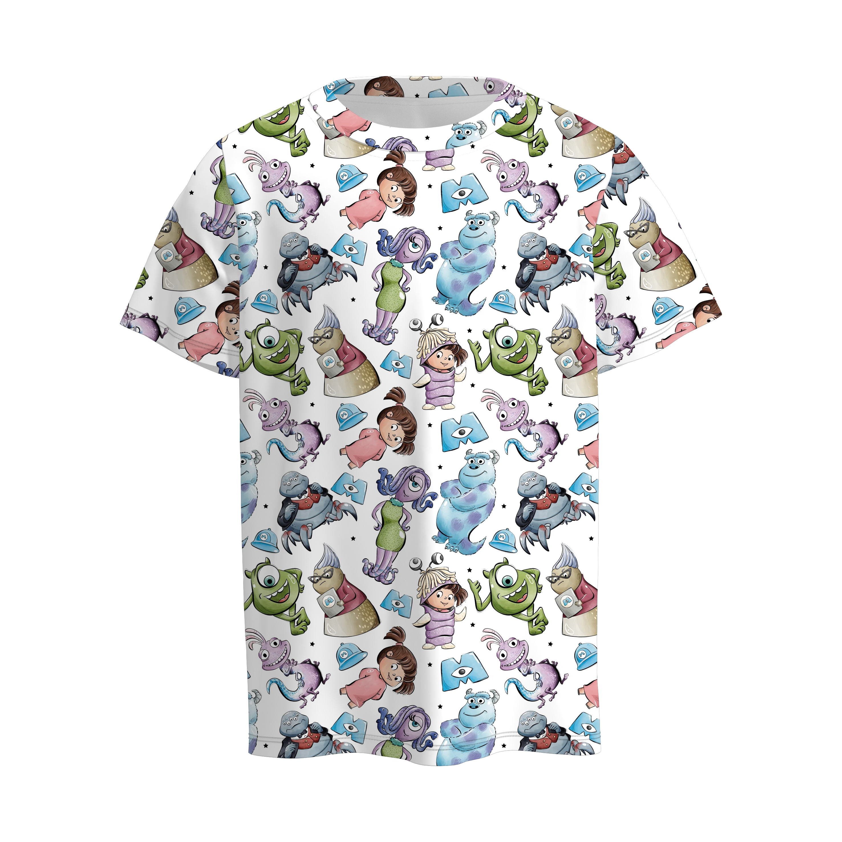 （Pre Order）Boys Spring and Summer Monster Print Top