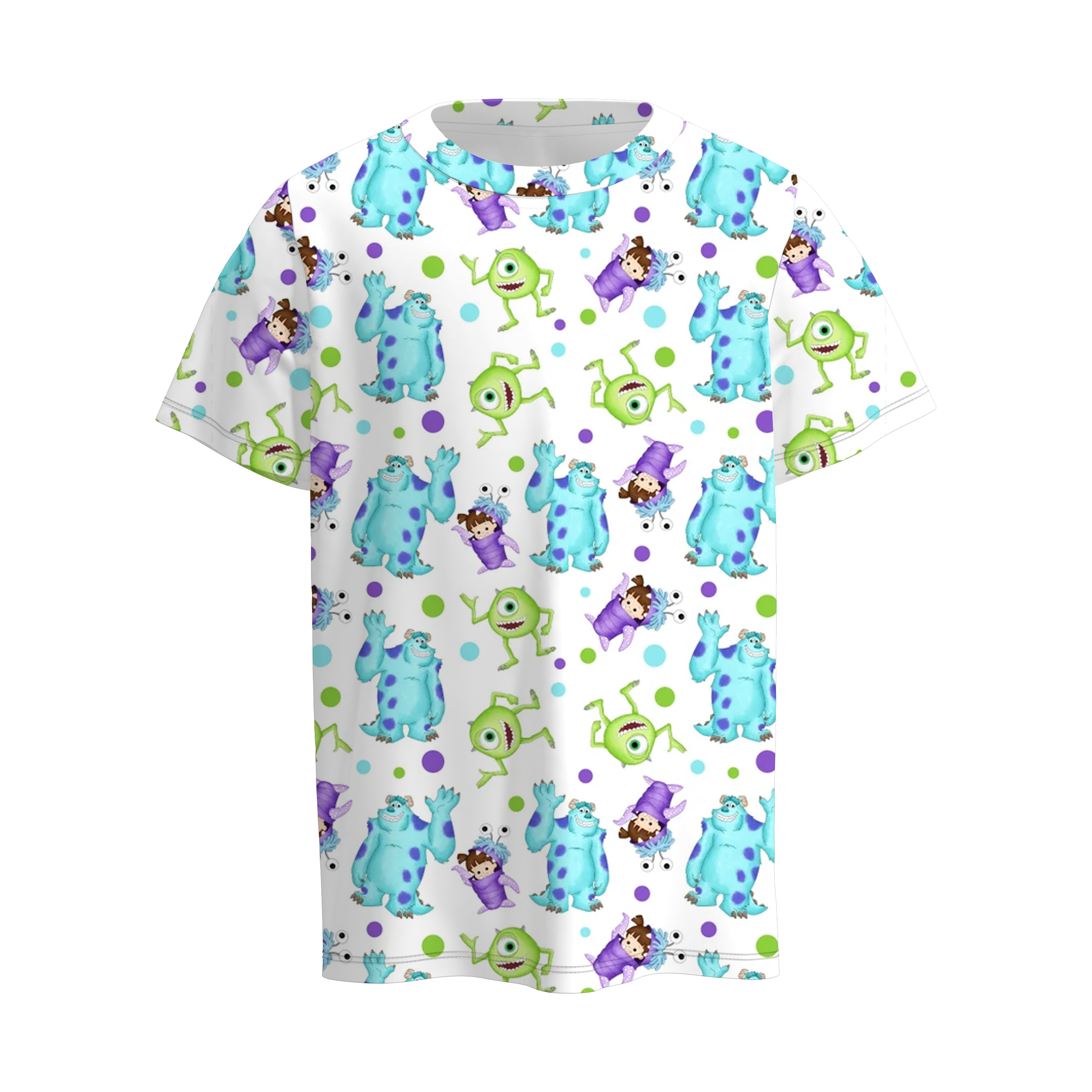 （Pre Order）Boys Spring and Summer Monster Print Top