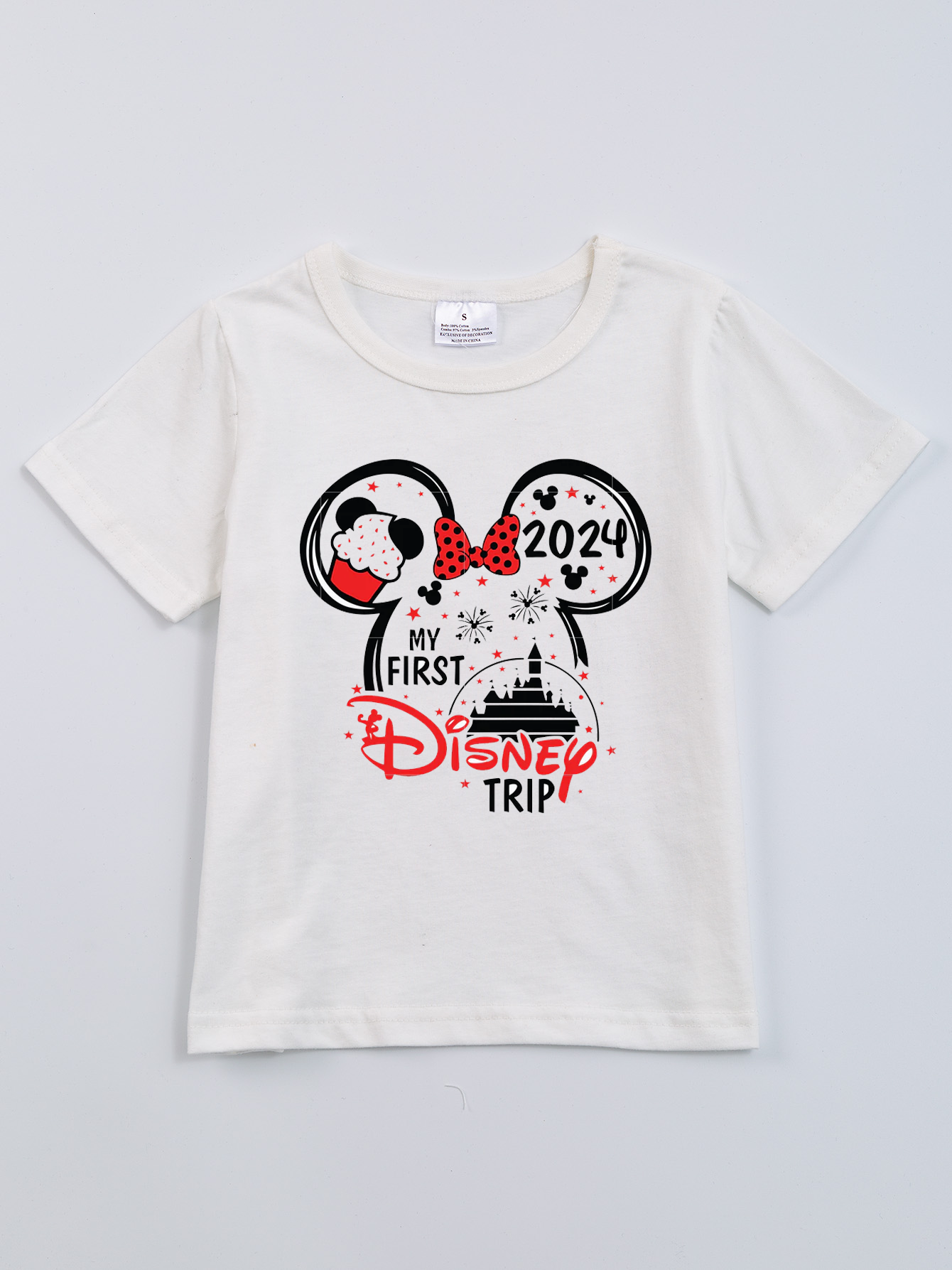 (Pre Order)Exclusived Summer Girls' Micky Cotton T-Shirts