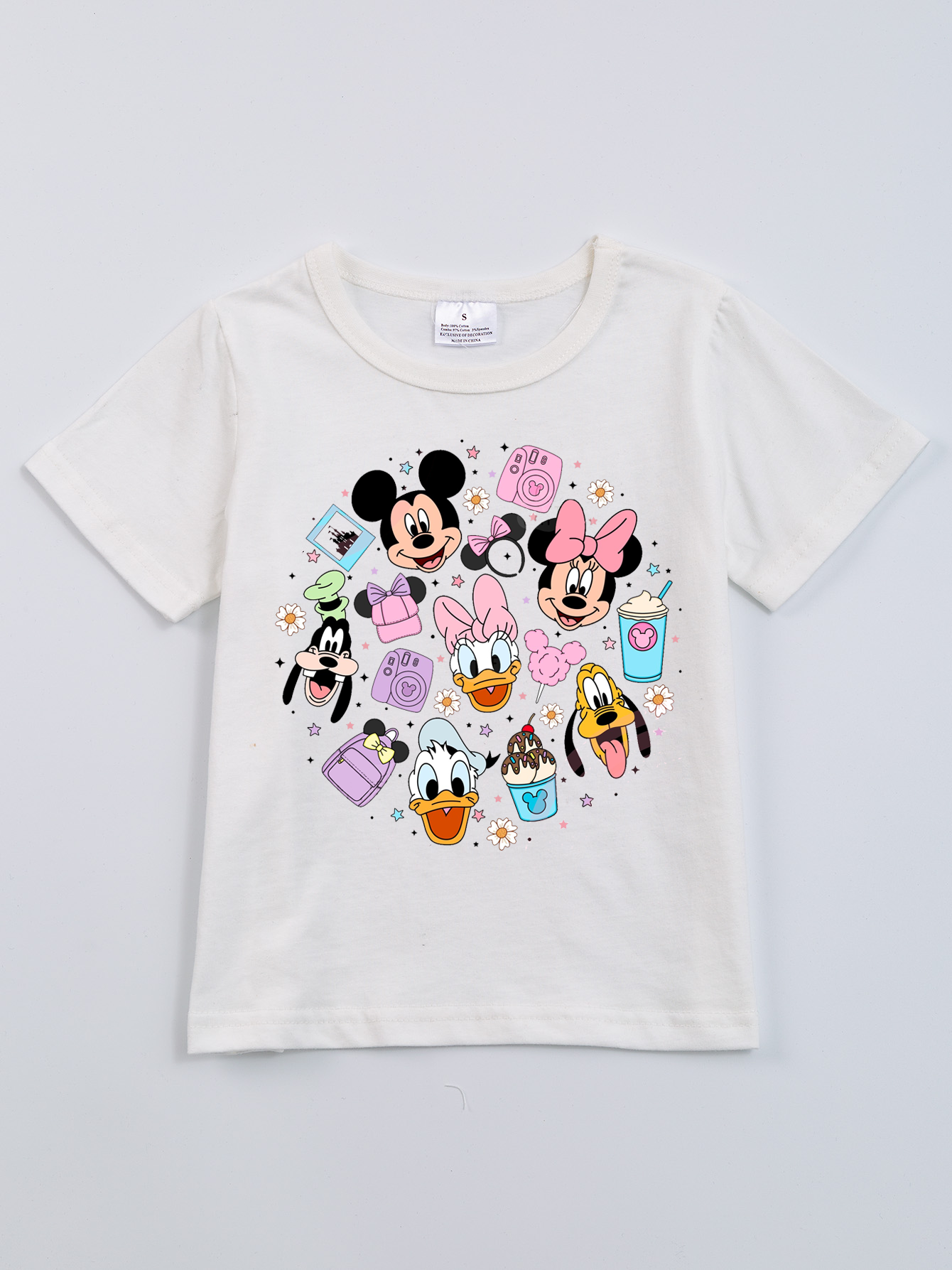 (Pre Order)Exclusived Summer Girls' Micky Cotton T-Shirts