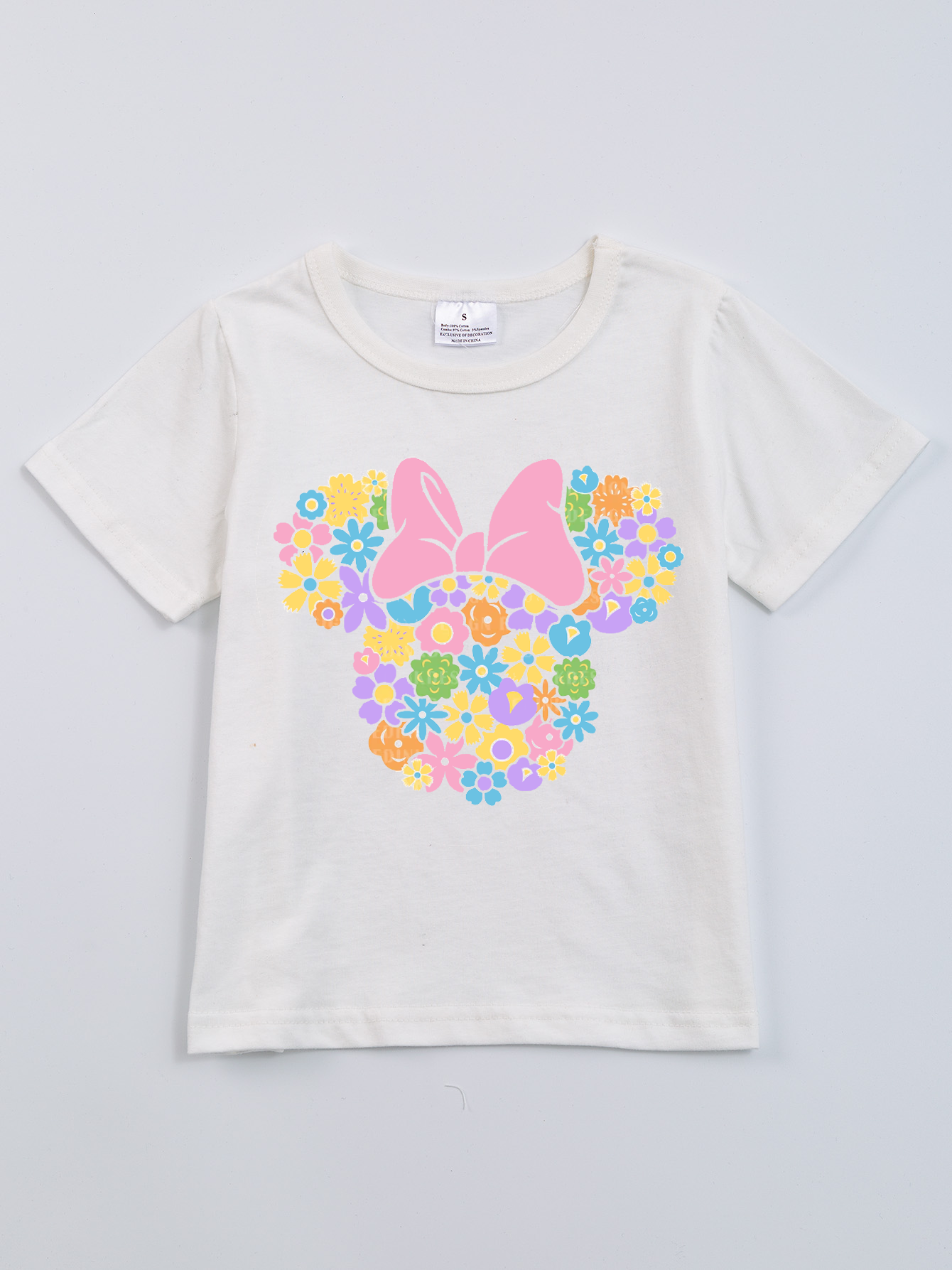 (Pre Order)Exclusived Summer Girls' Micky Cotton T-Shirts