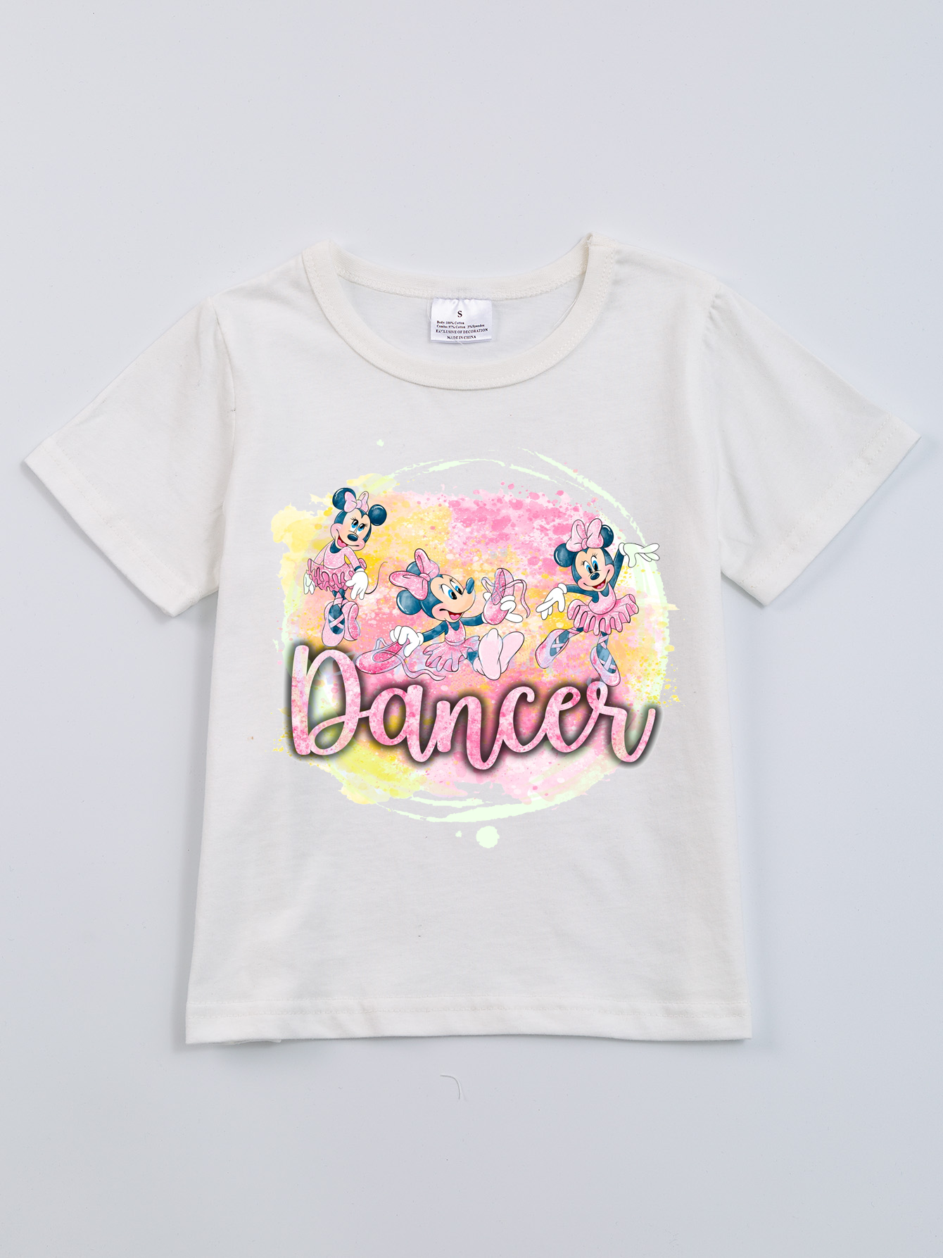 (Pre Order)Exclusived Summer Girls' Micky Cotton T-Shirts