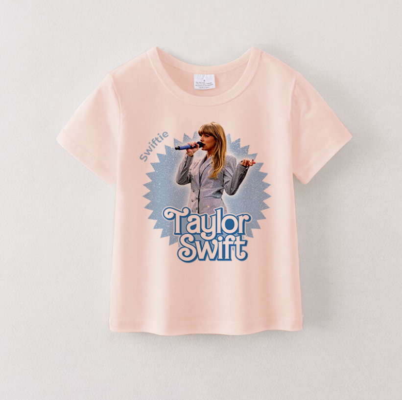 (Pre Order)Mommy and Me Short Sleeves TS Cotton T-Shirts