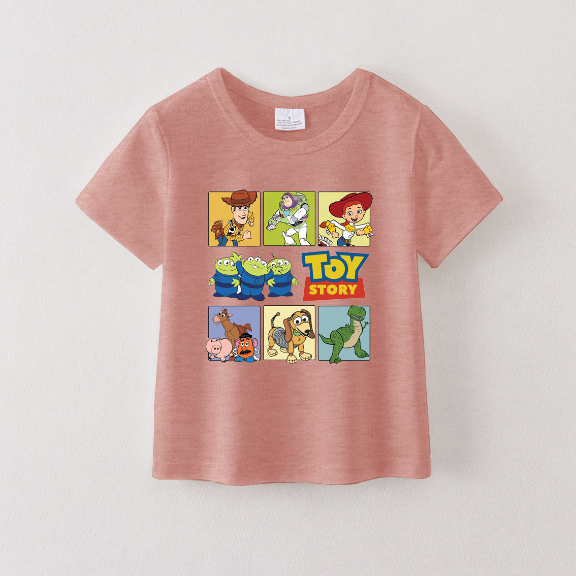 （Pre Order）Summer Girls Cotton Cartoon Print T-shirt