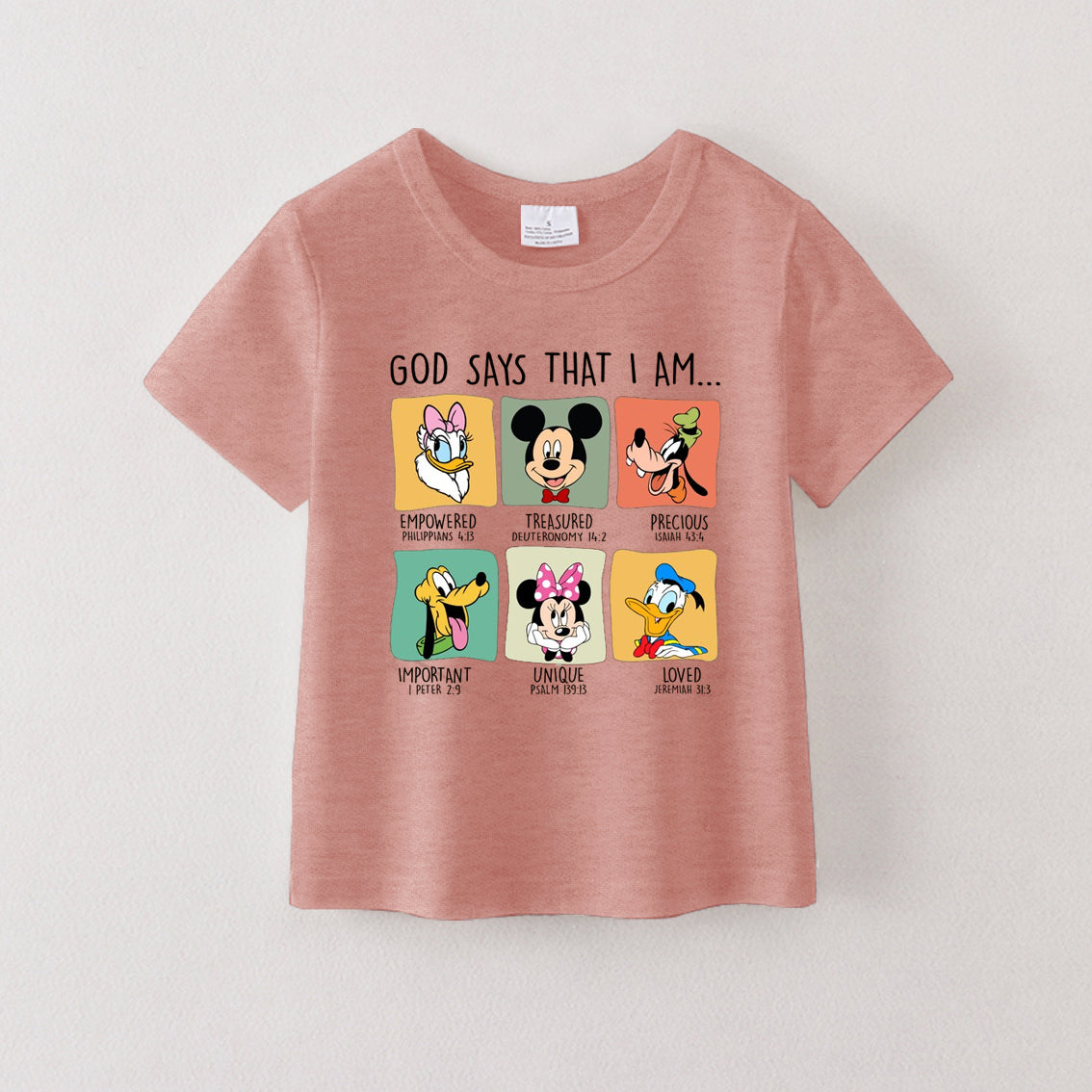 （Pre Order）Summer Girls Cotton Cartoon Print T-shirt