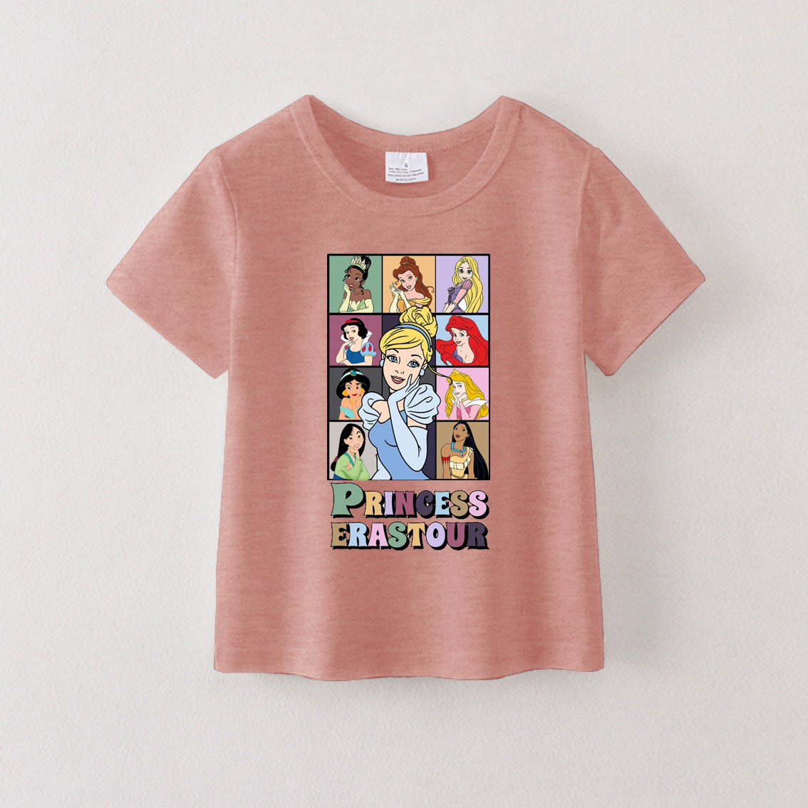 （Pre Order）Summer Girls Cotton Cartoon Print T-shirt